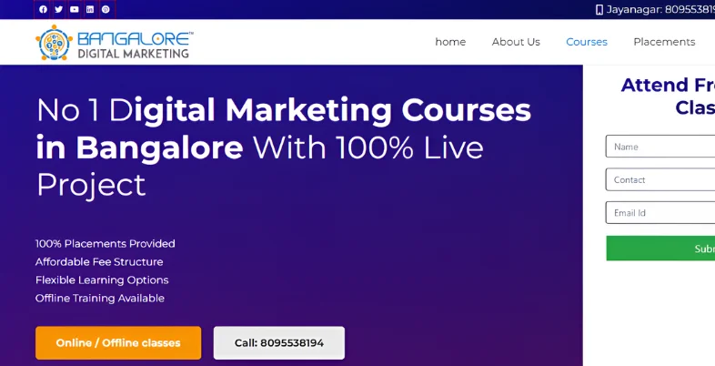 Digital Marketing course in Bangalore - Bangalore Digital Marketing