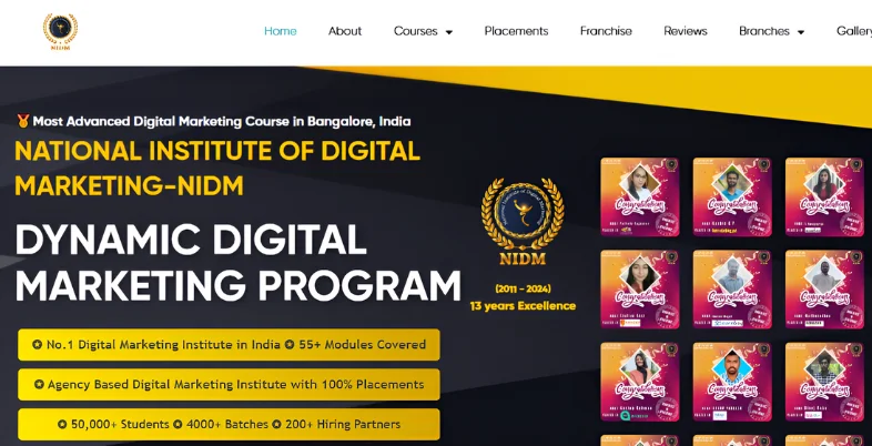 Digital Marketing course in Bangalore - National Institute of Digital Marketing