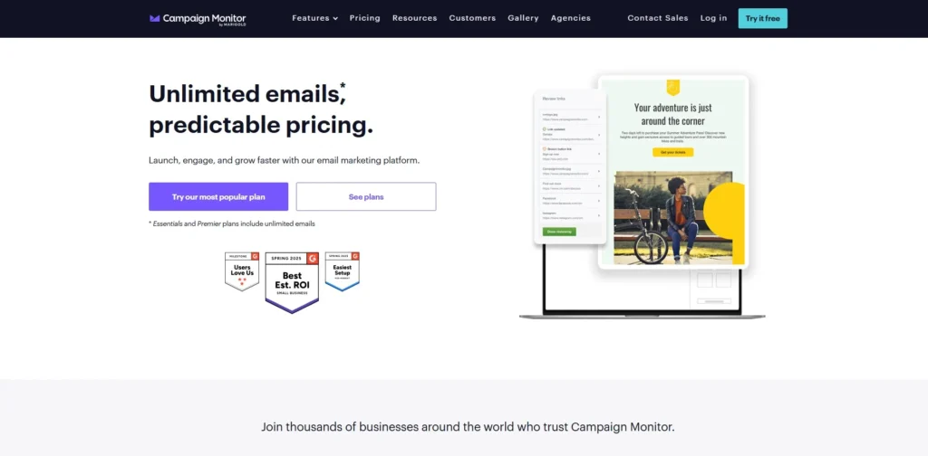 Campaign Monitor-Email Marketing Software