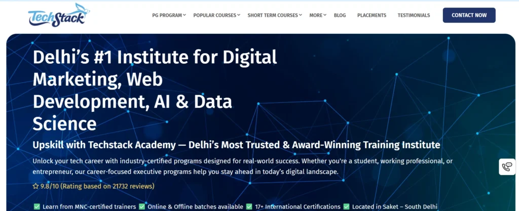TechStack Academy – Digital Marketing Course