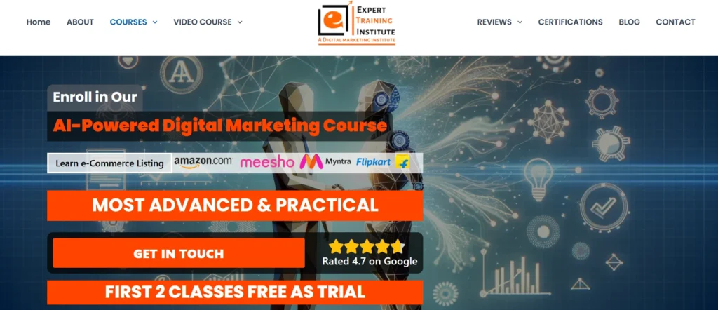 Expert Training Institute – Digital Marketing Course
