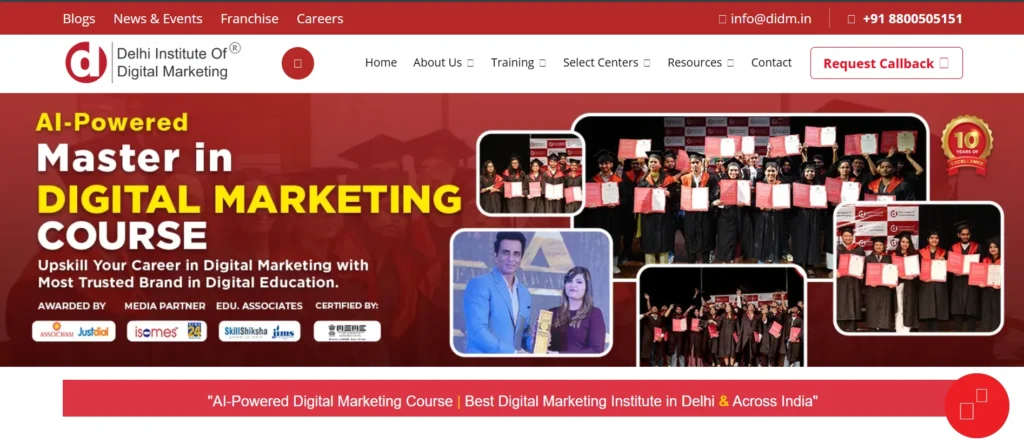Delhi Institute of Digital Marketing (DIDM) – Master Digital Marketing Course