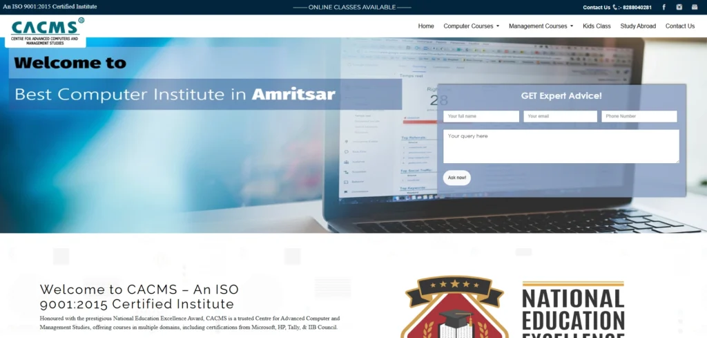 CACMS Institute-Digital Marketing Courses in Amritsar