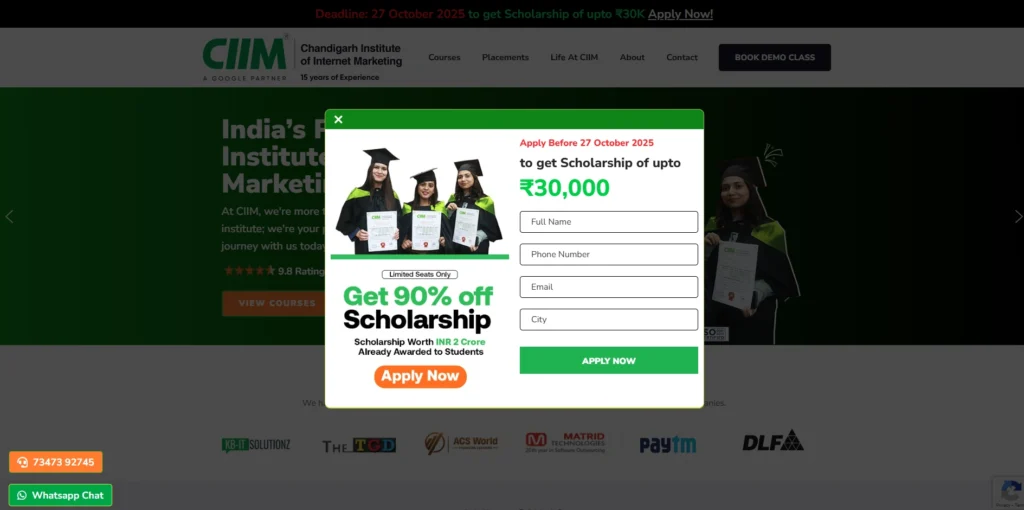 CIIM – Chandigarh Institute of Internet Marketing (Amritsar)-Digital Marketing Courses in Amritsar