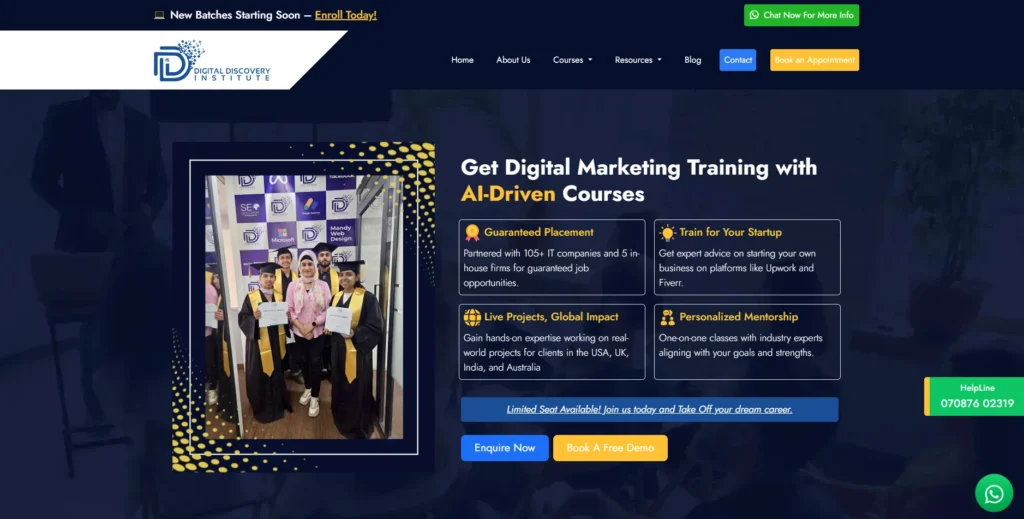Digital Discovery Institute (DDI)-Digital Marketing Courses in Amritsar