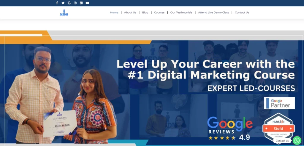 Mohali School of Digital Marketing (MSDM)-Digital Marketing Courses in Mohali