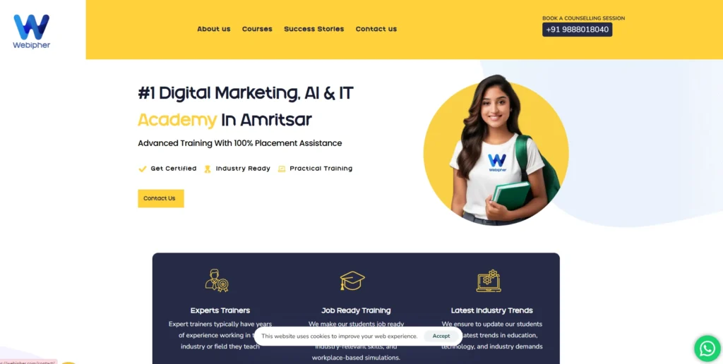 Webipher Academy-Digital Marketing Courses in Amritsar