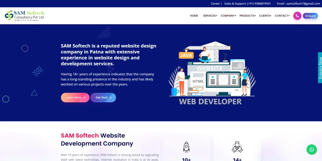 Webmaker SAM Softech-IT Companies in Patna