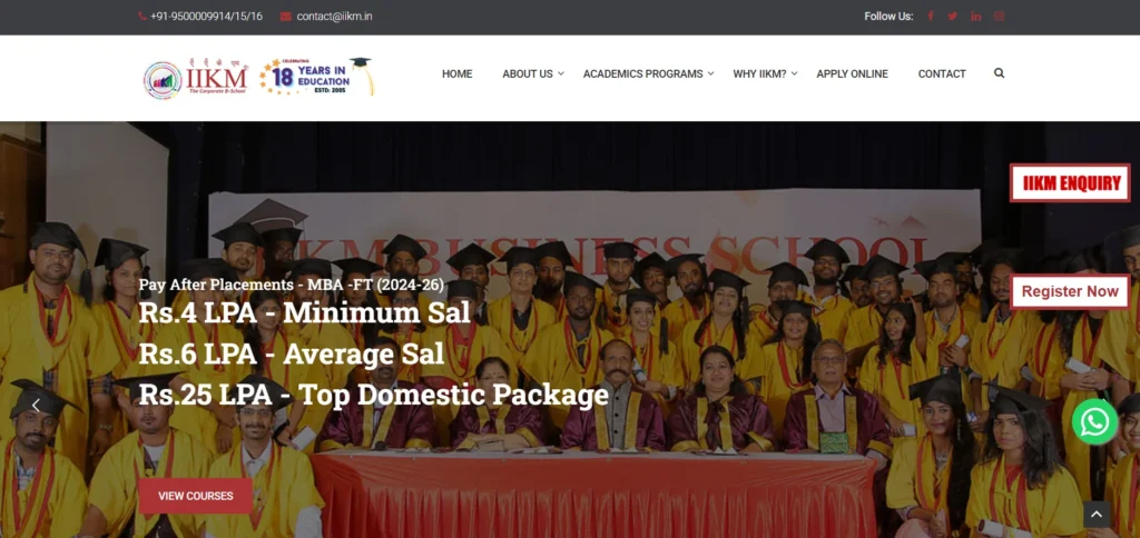 MBA College in Chennai - Chennai: IIKM Business School