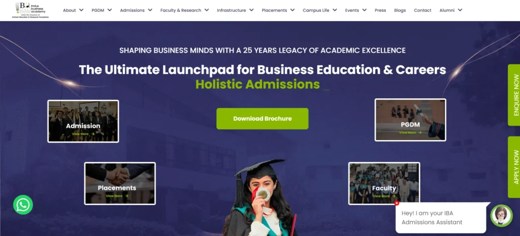 Indus Business Academy (IBA), Bangalore - MBA College in Bangalore