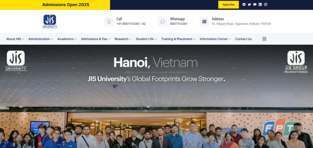 MBA College in Kolkata - JIS University (Business School)