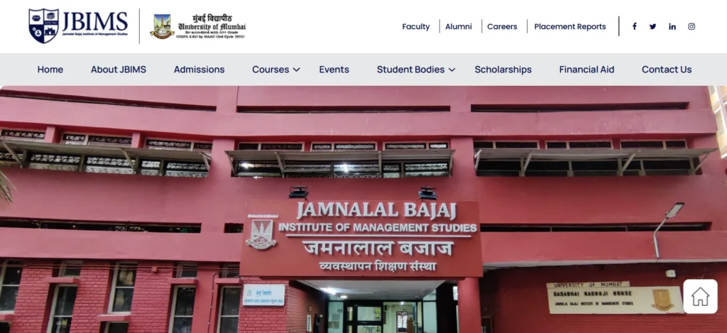 Jamnalal Bajaj Institute of Management Studies - Government MBA College in India