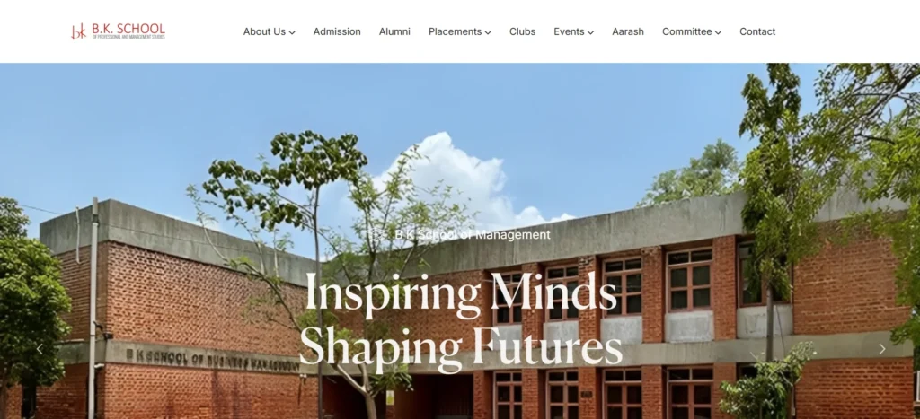 MBA colleges in Ahmedabad B.K. School 