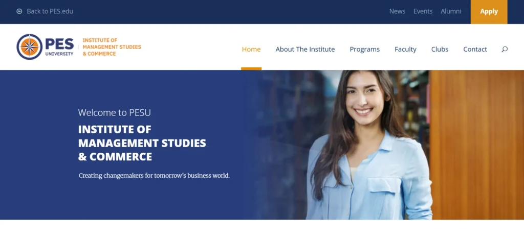 PES University – Department of Management Studies - MBA College in Bangalore