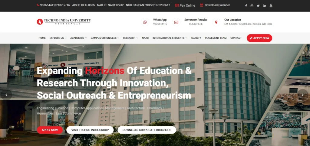 MBA College in Kolkata - Techno India University (Business School)