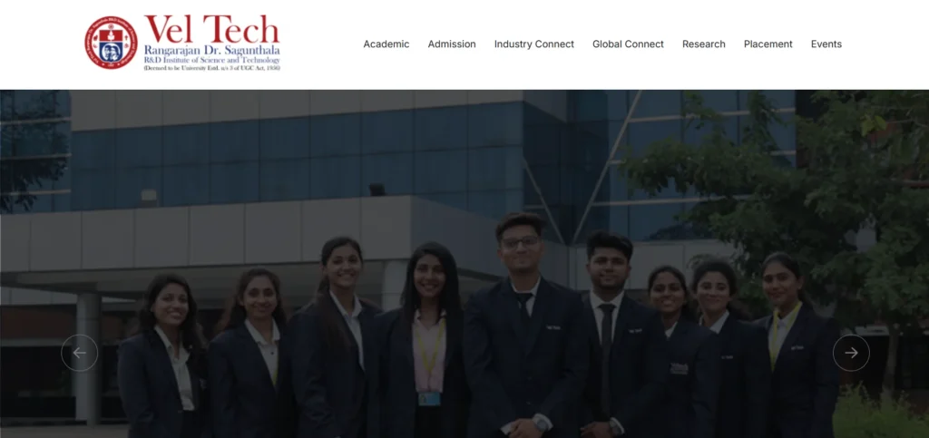MBA College in Chennai - Vel Tech University- School of Management