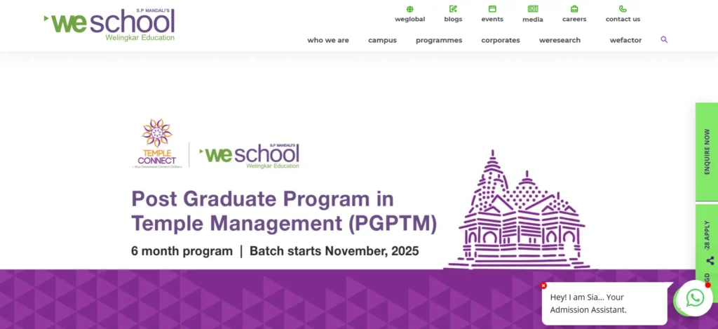 Welingkar Institute of Management Development & Research (WeSchool), Matunga - MBA College In Mumbai