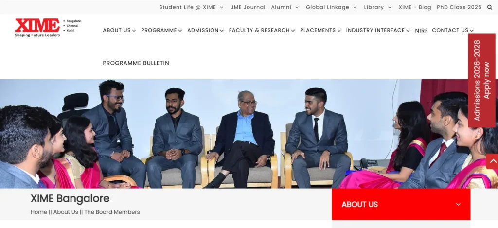 Xavier Institute of Management & Entrepreneurship (XIME), Bangalore - MBA College in Bangalore