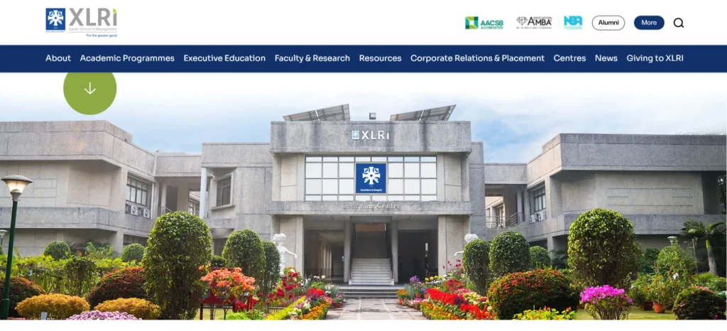 Xavier School of Management (XLRI), Jamshedpur - MBA Colleges in India
