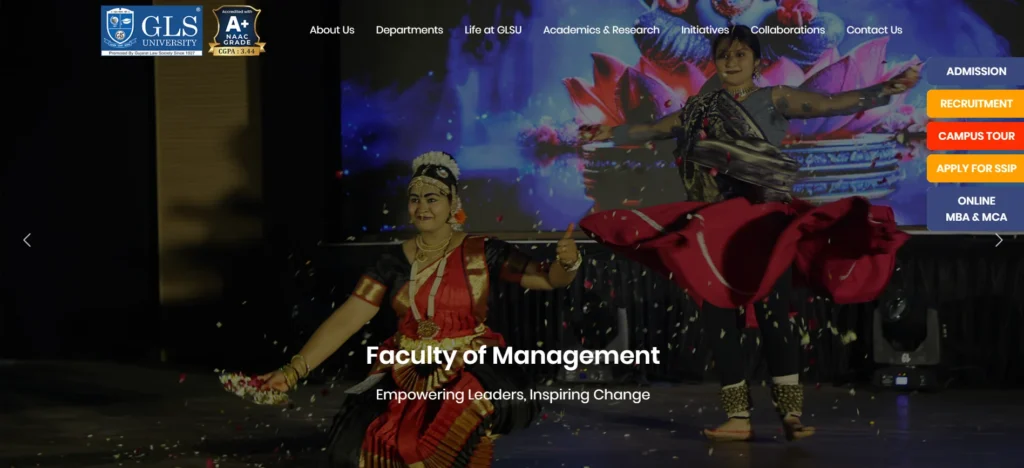 MBA colleges in Ahmedabad GLS