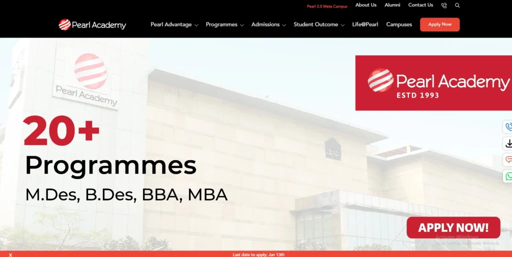 Graphic Design Courses
- Pearl Academy, Kolkata