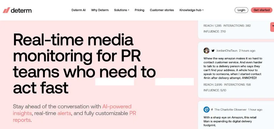 Determ - Online Reputation Management Tools