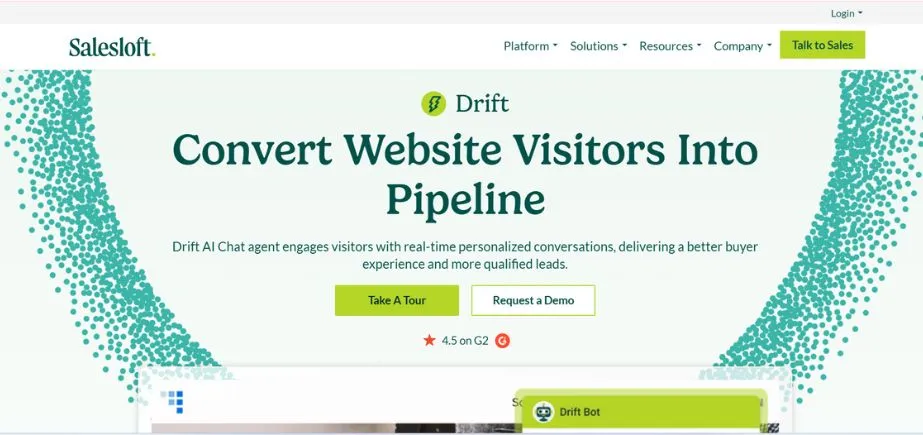 Drift - FreshChat Alternatives