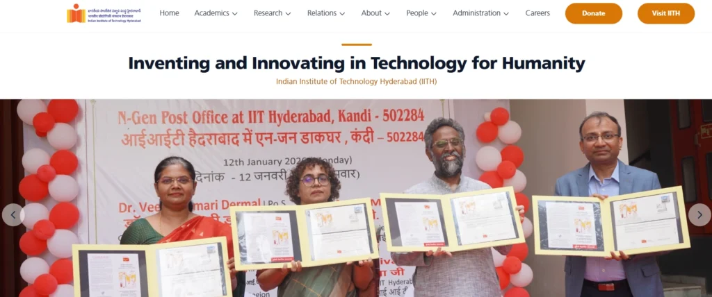  IIT Colleges in India
-  Indian Institute of Technology Hyderabad