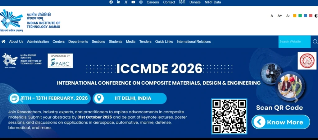  IIT Colleges in India
- Indian Institute of Technology Jammu