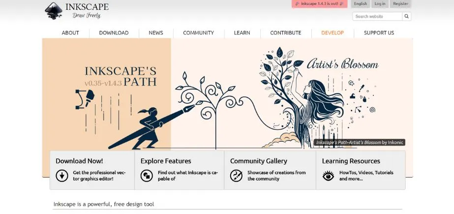 Inkscape - Adobe Creative Cloud Alternatives