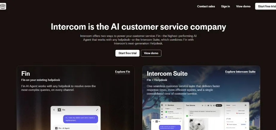 Intercom - FreshChat Alternatives