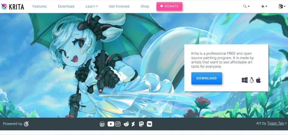 Krita - Adobe Creative Cloud Alternatives