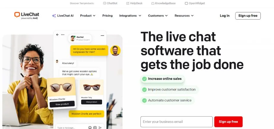 LiveChat - FreshChat Alternatives