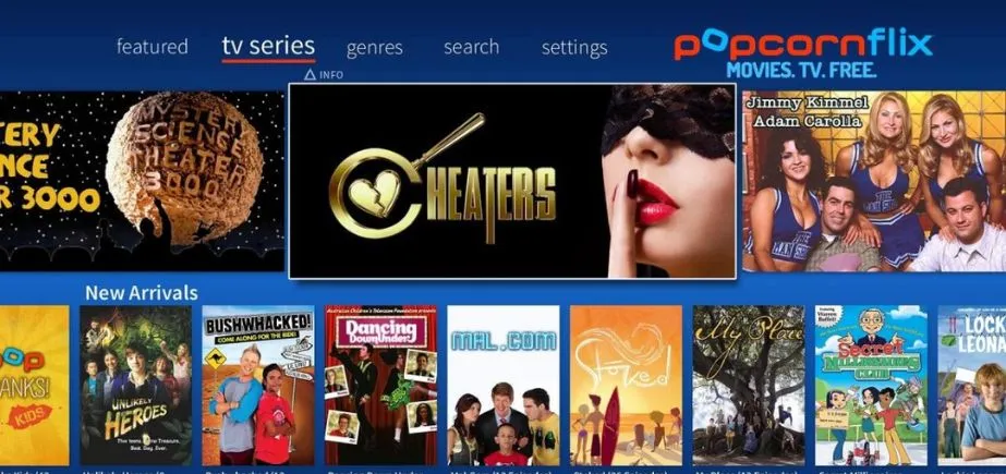 Popcornflix - Dopebox Alternatives