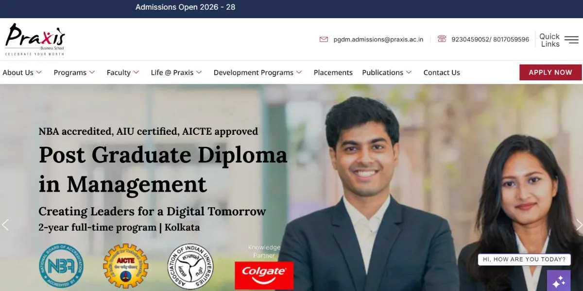 Praxis Business School - AI Courses in Kolkata