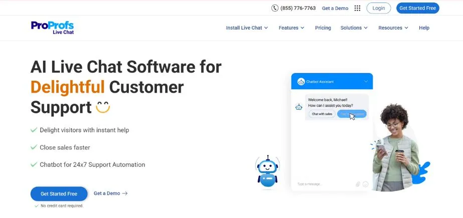 ProProfs Chat - FreshChat Alternatives