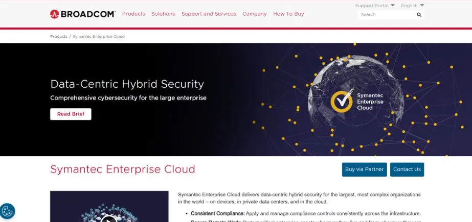 Symantec (Broadcom) - SaaS Security Companies