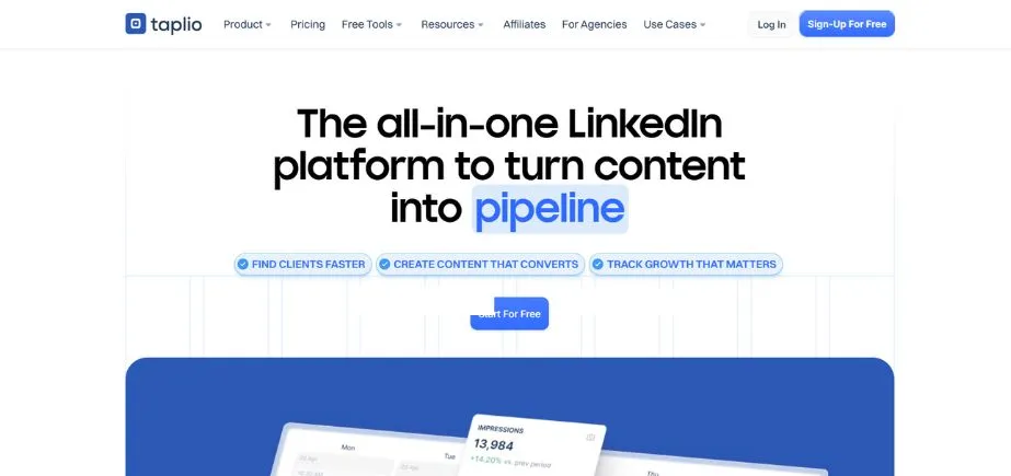 Taplio - Online Reputation Management Tools