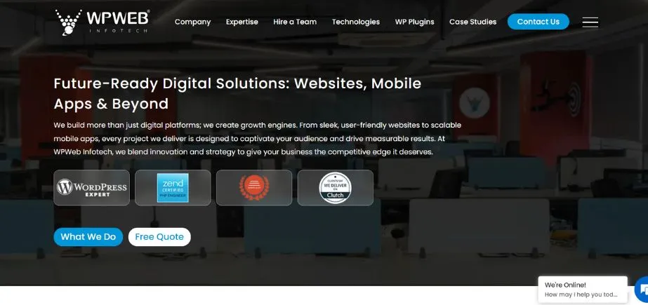 WPWeb Infotech - WordPress Development Companies