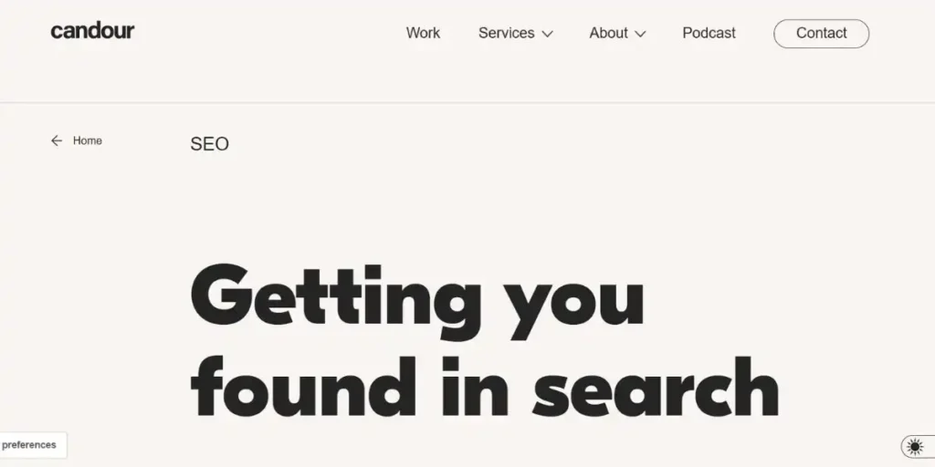 Candour - SEO Training Courses in Brighton