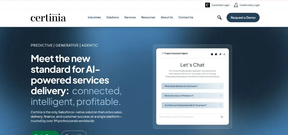 Certinia PS Cloud - Professional Services Automation Software
