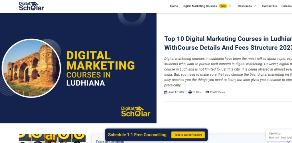 Digital Marketing Courses in Ludhiana - Digital Scholar