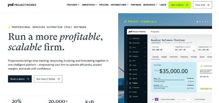 Projectworks - Professional Services Automation Software