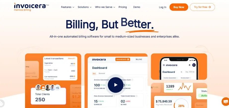 Invoicera - Accounting Software Alternatives to QuickBooks