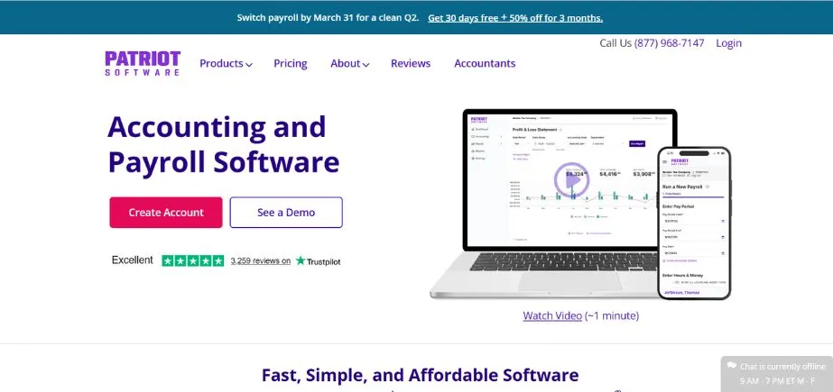 Patriot Accounting - Accounting Software Alternatives to QuickBooks